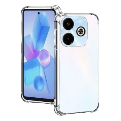 Techsuit Shockproof Clear Silicone - θήκη για Infinix Hot 40i - Διάφανο