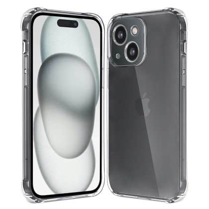 Techsuit Shockproof Clear Silicone - θήκη για Apple iPhone 15 Plus - Διάφανο