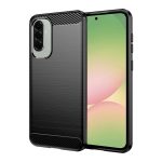 Techsuit Carbon Silicone - θήκη για Samsung Galaxy A56 - Μαύρο