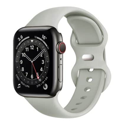 Techsuit - Watchband (W031) - Apple Watch 1/2/3/4/5/6/7/8/9/10/SE/SE 2 (38/40/41/42mm) - Gray