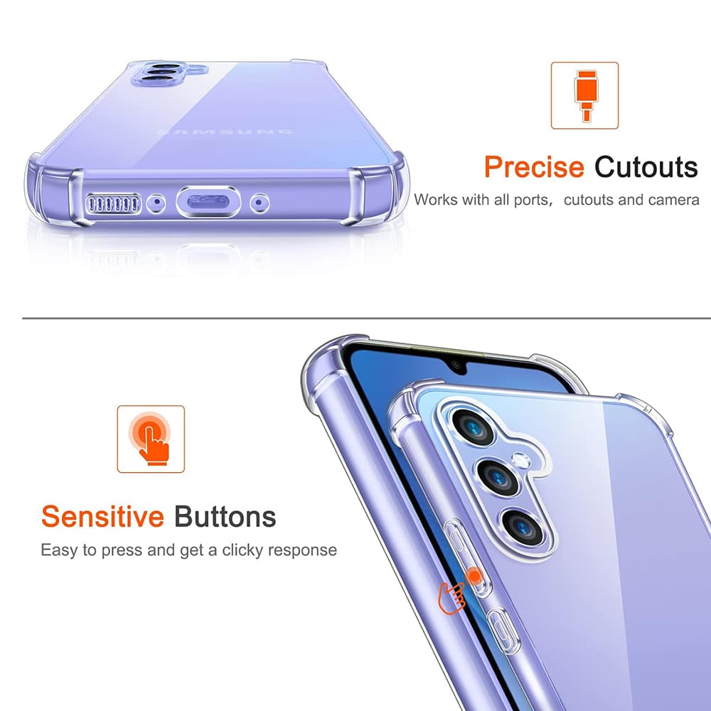 Techsuit Shockproof Clear Silicone - θήκη για Realme C75 - Διάφανο - Image 2