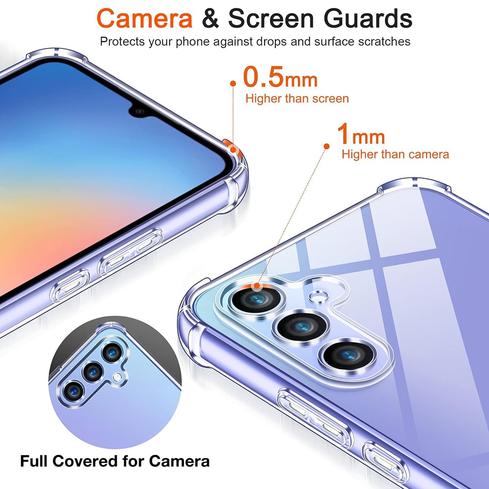 Techsuit Shockproof Clear Silicone - θήκη για Realme C75 - Διάφανο - Image 4