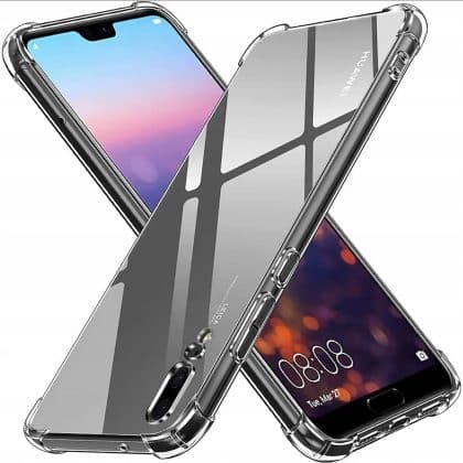 Techsuit Shockproof Clear Silicone - θήκη για Huawei P20 - Διάφανο