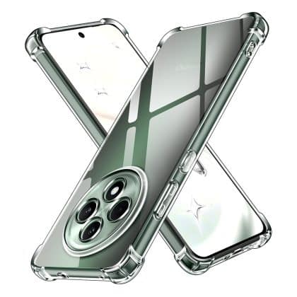 Techsuit Shockproof Clear Silicone - θήκη για Oppo Reno12 F 4G - Διάφανο