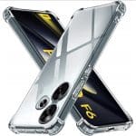 Techsuit Shockproof Clear Silicone - θήκη για Xiaomi Poco F6 - Διάφανο