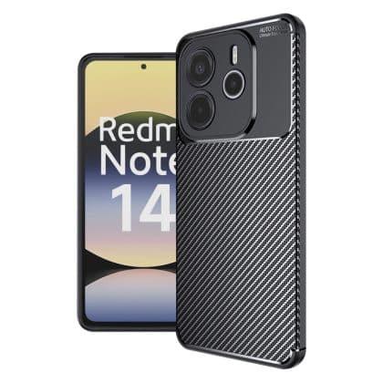 Techsuit CarbonFiber - θήκη για Xiaomi Redmi Note 14 - Μαύρο