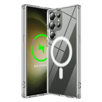 Techsuit MagSafe Pro - θήκη για Samsung Galaxy S23 Ultra - Διάφανο