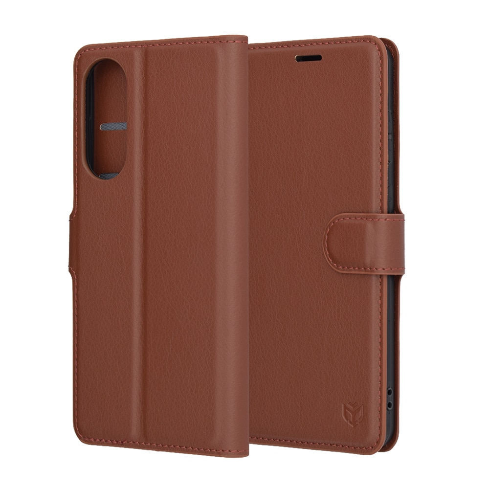 Techsuit Leather Folio - θήκη για Samsung Galaxy S25 Edge - Καφέ - Image 6