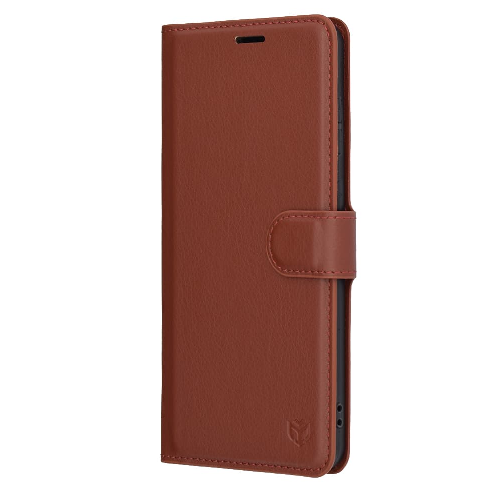 Techsuit Leather Folio - θήκη για Samsung Galaxy S25 Edge - Καφέ - Image 4