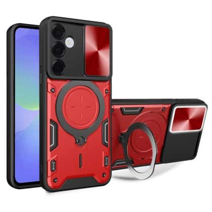 Techsuit CamGuard Pro - θήκη για Samsung Galaxy A36 - Κόκκινο