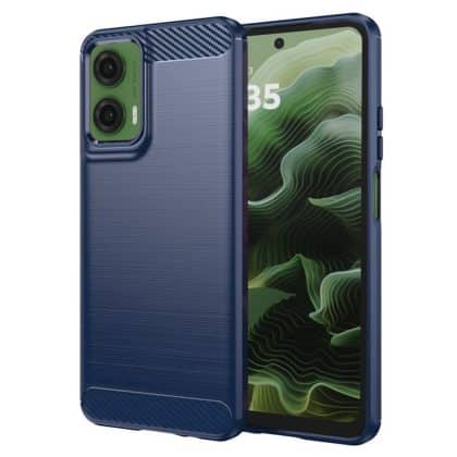 Techsuit Carbon Silicone - θήκη για Motorola Moto G35 - Μπλε