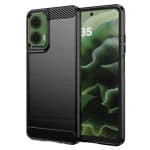 Techsuit Carbon Silicone - θήκη για Motorola Moto G35 - Μαύρο