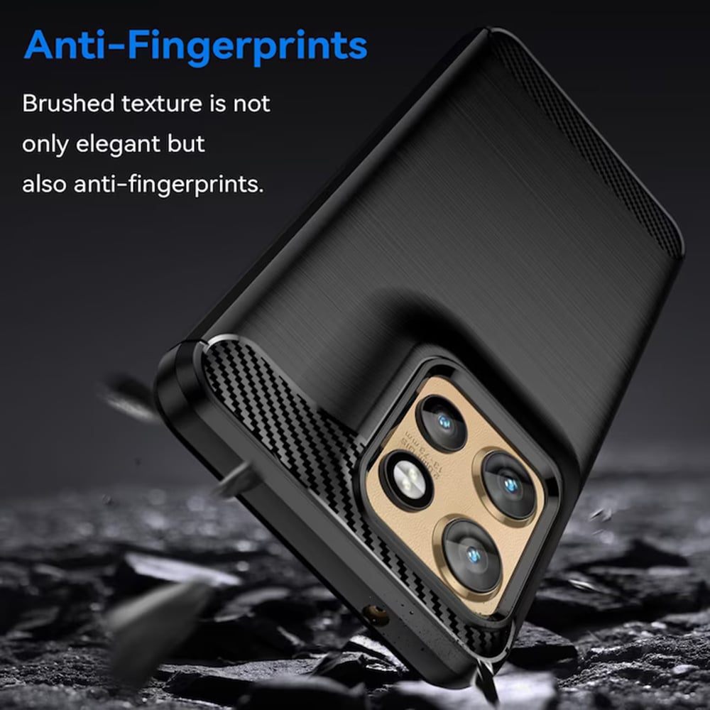 Techsuit Carbon Silicone - θήκη για Motorola Edge 50 Neo / ThinkPhone 25 - Μαύρο - Image 5