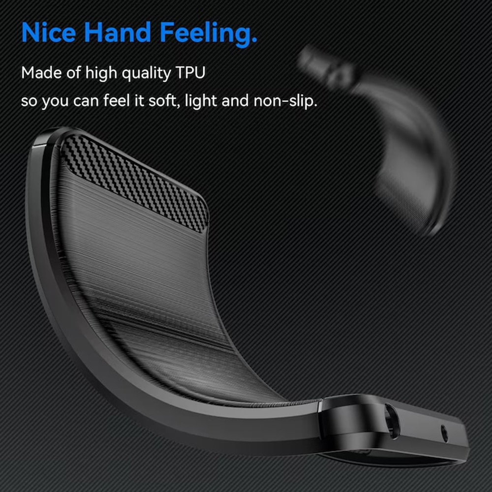 Techsuit Carbon Silicone - θήκη για Motorola Edge 50 Neo / ThinkPhone 25 - Μαύρο - Image 4