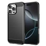 Techsuit Carbon Silicone - θήκη για Apple iPhone 16 Pro - Μαύρο