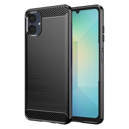 Techsuit Carbon Silicone - θήκη για Samsung Galaxy A06 - Μαύρο