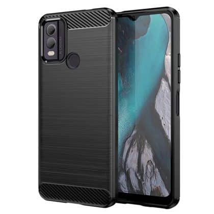 Techsuit Carbon Silicone - θήκη για Nokia C22 - Μαύρο