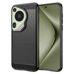 Techsuit Carbon Silicone - θήκη για Huawei Pura 70 Ultra - Μαύρο