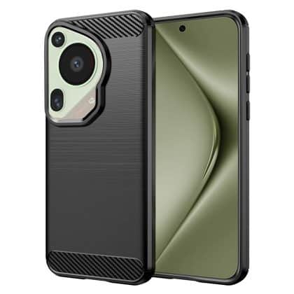 Techsuit Carbon Silicone - θήκη για Huawei Pura 70 Ultra - Μαύρο