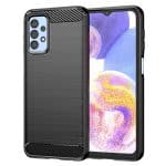 Techsuit Carbon Silicone - θήκη για Samsung Galaxy A23 - Μαύρο