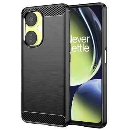 Techsuit Carbon Silicone - θήκη για Oneplus Nord CE 3 Lite - Μαύρο