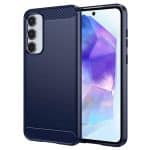 Techsuit Carbon Silicone - θήκη για Samsung Galaxy A55 - Μπλε