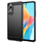 Techsuit Carbon Silicone - θήκη για Oppo A58 4G - Μαύρο