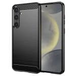 Techsuit Carbon Silicone - θήκη για Samsung Galaxy S24 - Μαύρο