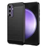 Techsuit Carbon Silicone - Samsung Galaxy S23 FE - Μαύρο