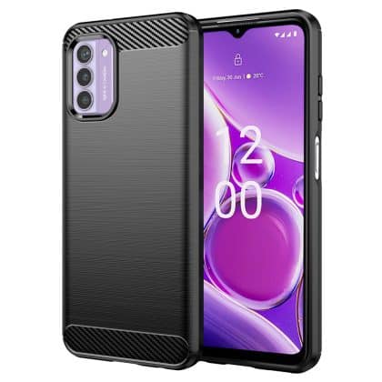 Techsuit Carbon Silicone - θήκη για Nokia G42 - Μαύρο