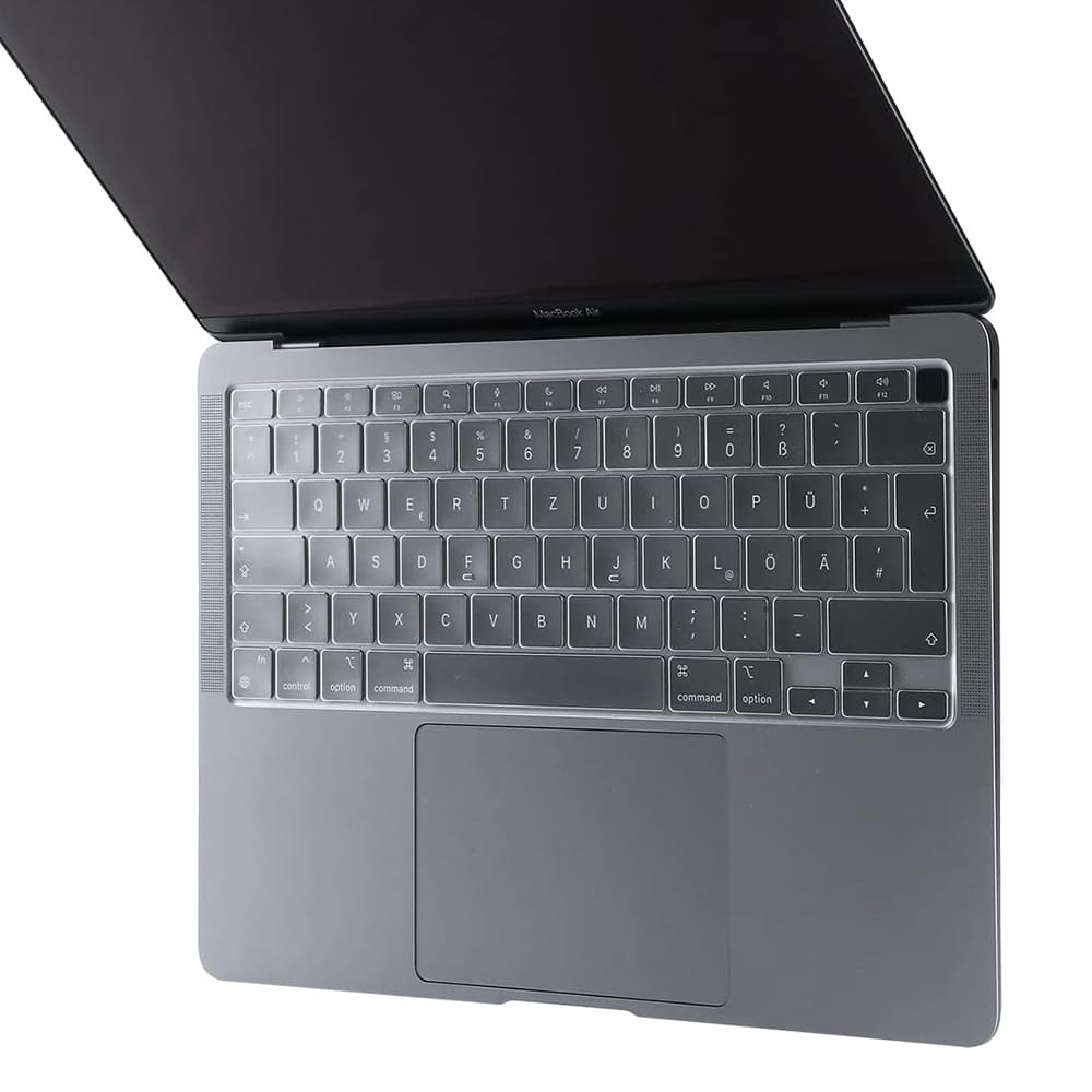 Techsuit - Κάλυμμα Πληκτρολογίου Premium PureTypeX (KC1) - Εξαιρετικά Λεπτό, για MacBook Air 13 (2020), Πλενόμενο και Επαναχρησιμοποιήσιμο - Διαφανές - Image 2