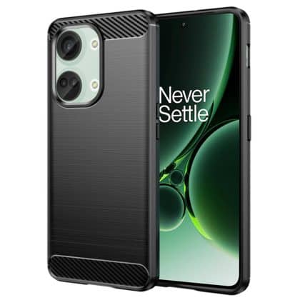 Techsuit Carbon Silicone - θήκη για Oneplus Nord 3 - Μαύρο