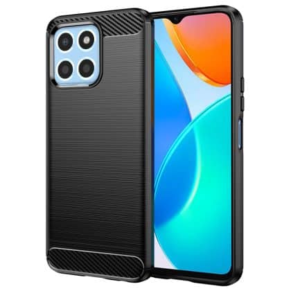 Techsuit Carbon Silicone - θήκη για Honor X6 - Μαύρο