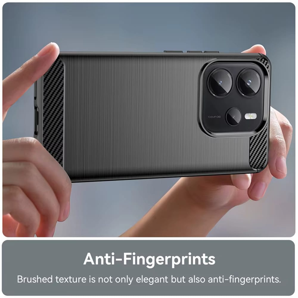 Techsuit Carbon Silicone - θήκη για Xiaomi Redmi Note 14 4G - Μαύρο - Image 7