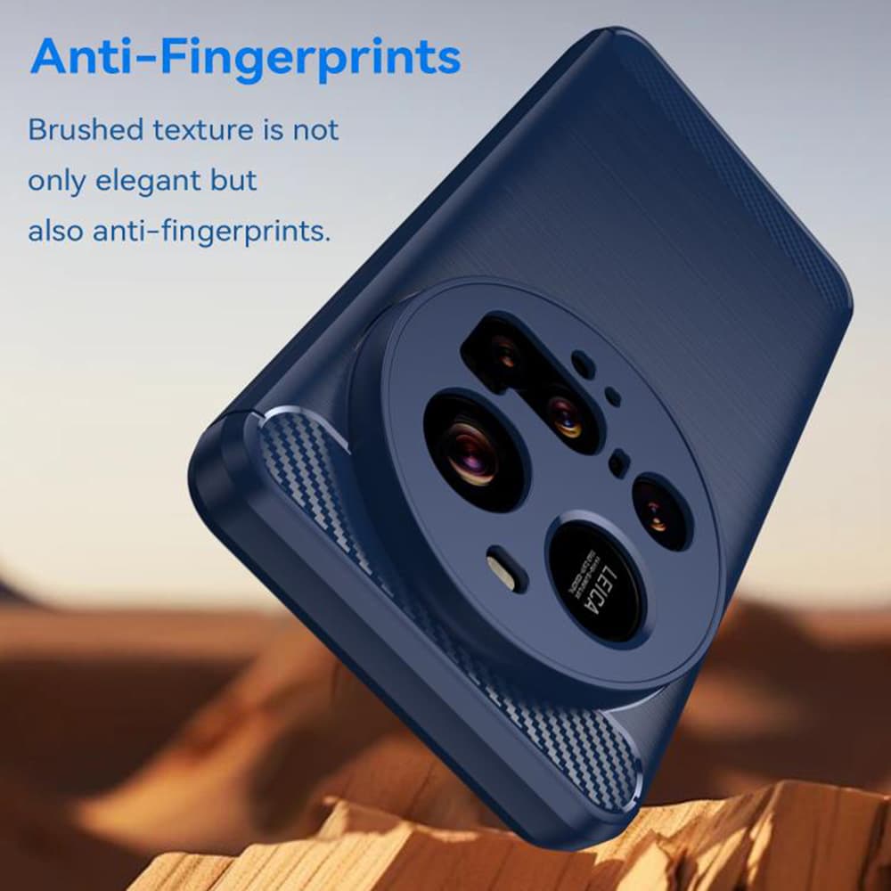Techsuit Carbon Silicone - θήκη για Xiaomi 15 Ultra - Μπλε - Image 3