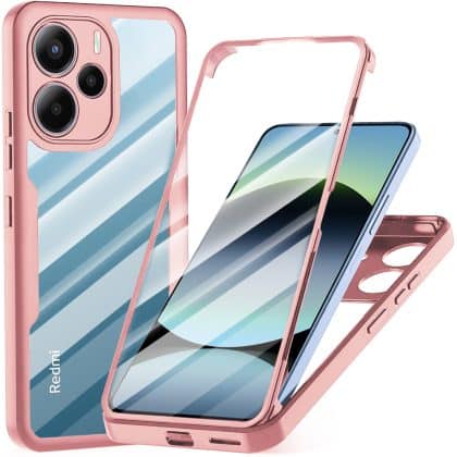 Techsuit ColorVerse 360 Series - θήκη για Xiaomi Redmi Note 14 - Ροζ