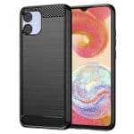 Techsuit Carbon Silicone - θήκη για Samsung Galaxy A04e - Μαύρο