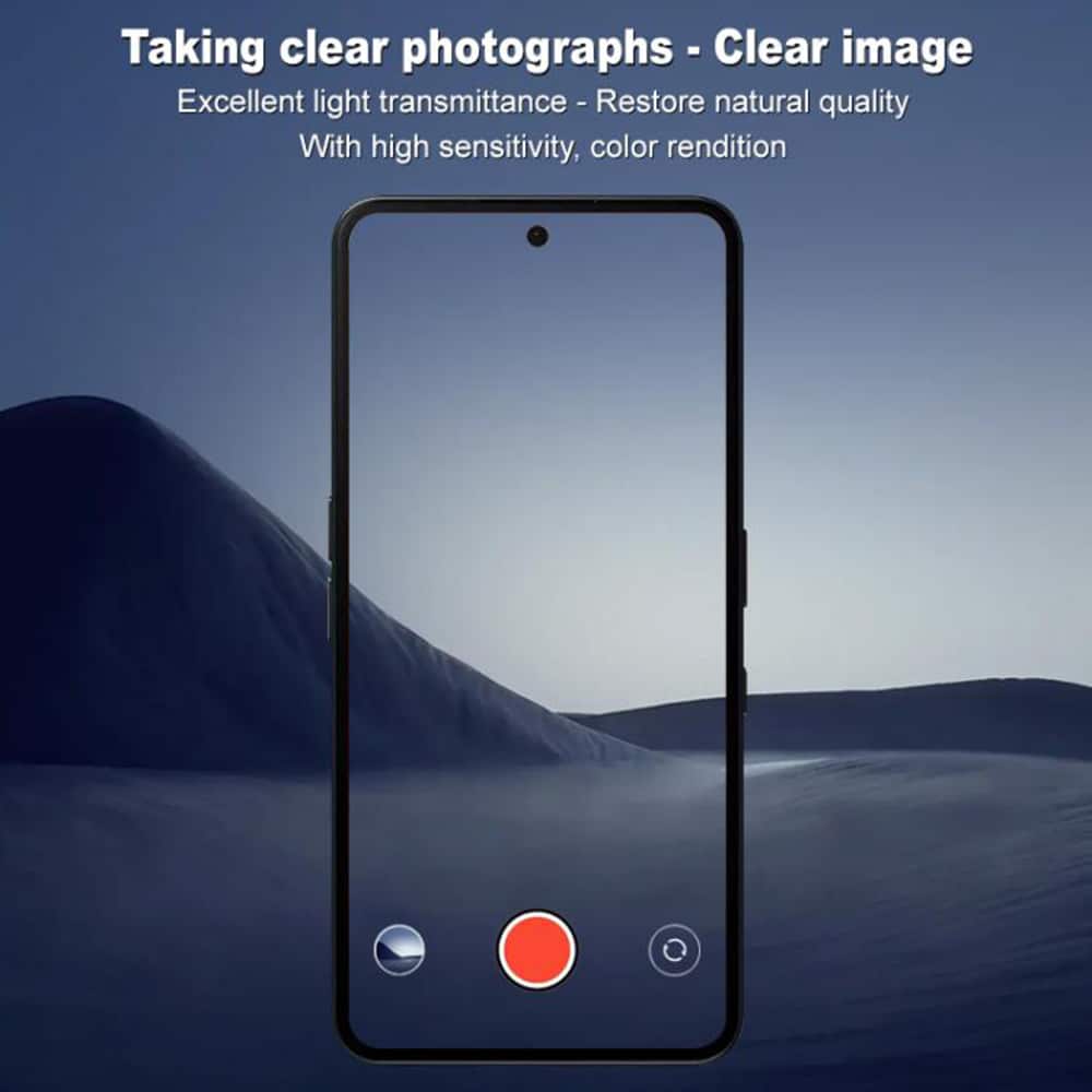 Techsuit - Πλήρες Γυαλί Κάμερας - Nothing Phone (3a) - Μαύρο - Image 4