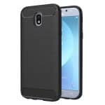 Techsuit Carbon Silicone - θήκη για Samsung Galaxy J5 (2017) / - Μαύρο