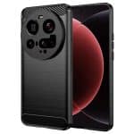 Techsuit Carbon Silicone - θήκη για Xiaomi 15 Ultra - Μαύρο