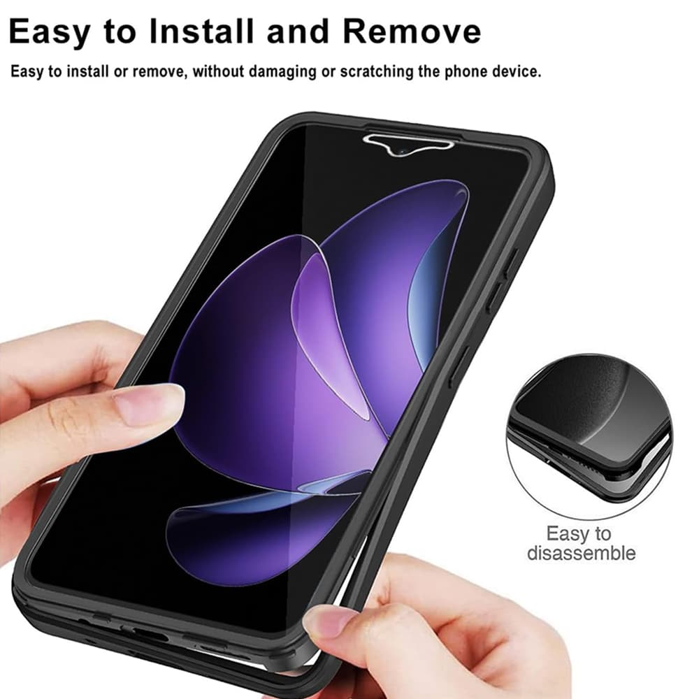 Techsuit ColorVerse 360 Series - θήκη για Oppo Reno13 F / 4G 5G FS - Διάφανο - Image 4