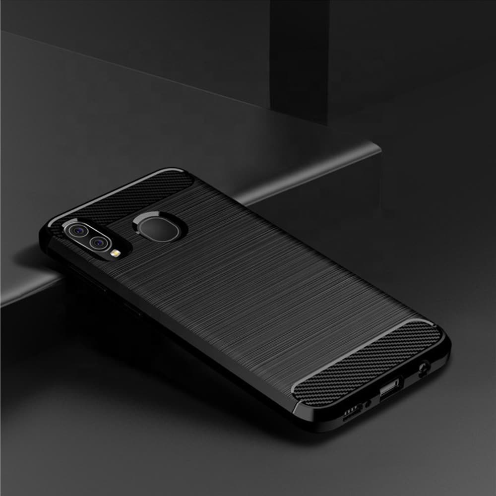 Techsuit Carbon Silicone - θήκη για Samsung Galaxy A10 - Μαύρο - Image 3