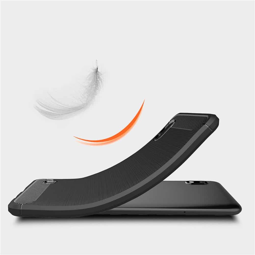 Techsuit Carbon Silicone - θήκη για Samsung Galaxy A10 - Μαύρο - Image 5