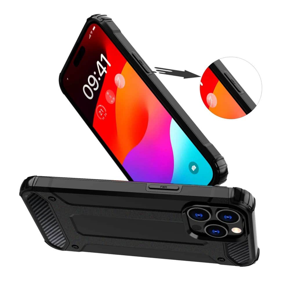 Techsuit Hybrid Armor - θήκη για Xiaomi Redmi Note 14 - Μαύρο - Image 5
