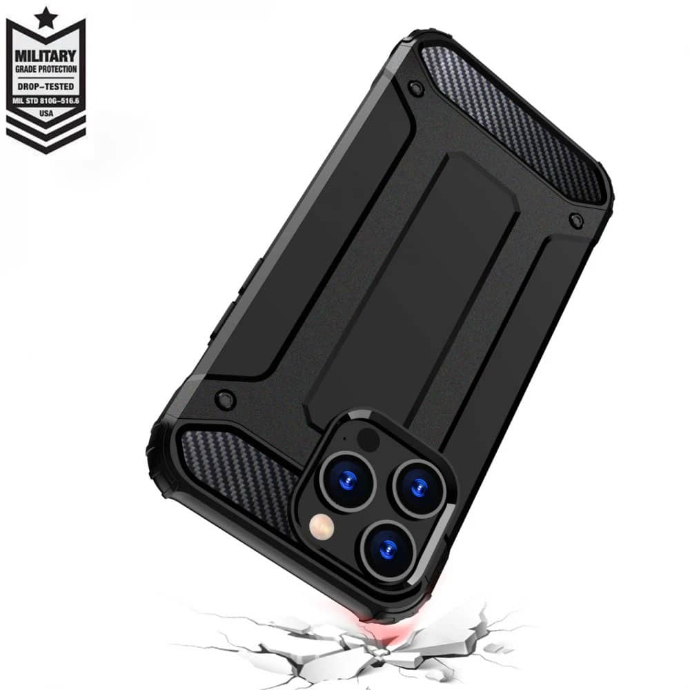 Techsuit Hybrid Armor - θήκη για Xiaomi Redmi Note 14 Pro / Poco X7 - Μαύρο - Image 2