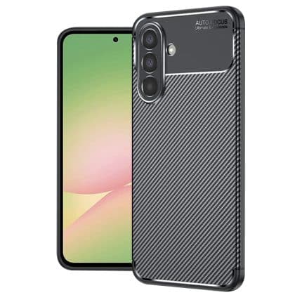 Techsuit CarbonFiber - θήκη για Samsung Galaxy A56 - Μαύρο