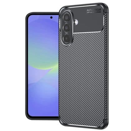 Techsuit CarbonFiber - θήκη για Samsung Galaxy A36 - Μαύρο