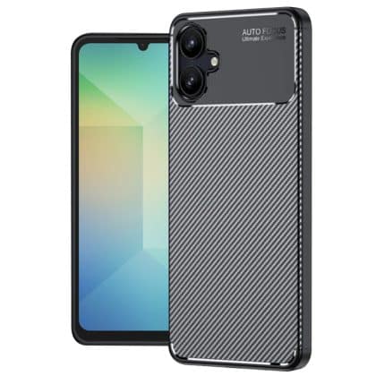 Techsuit CarbonFiber - θήκη για Samsung Galaxy A06 - Μαύρο