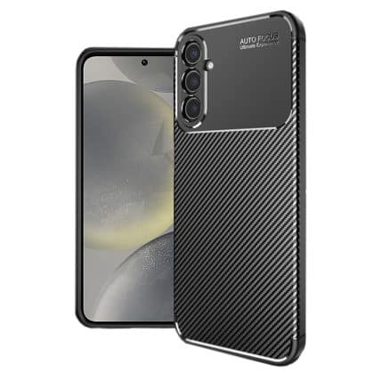 Techsuit CarbonFiber - θήκη για Samsung Galaxy S24 - Μαύρο