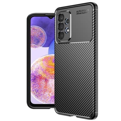 Techsuit CarbonFiber - θήκη για Samsung Galaxy A23 - Μαύρο
